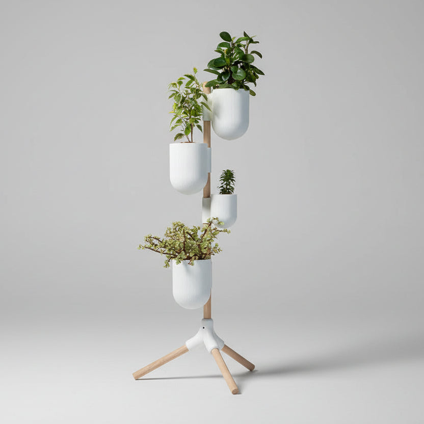 Zarif Modüler  (1 adet 10 cm ve 3 adet 15 cm saksı içerir.)